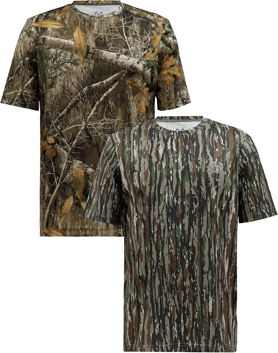 Realtree Men's 2 Pack Short Sleeve Performance Tees
