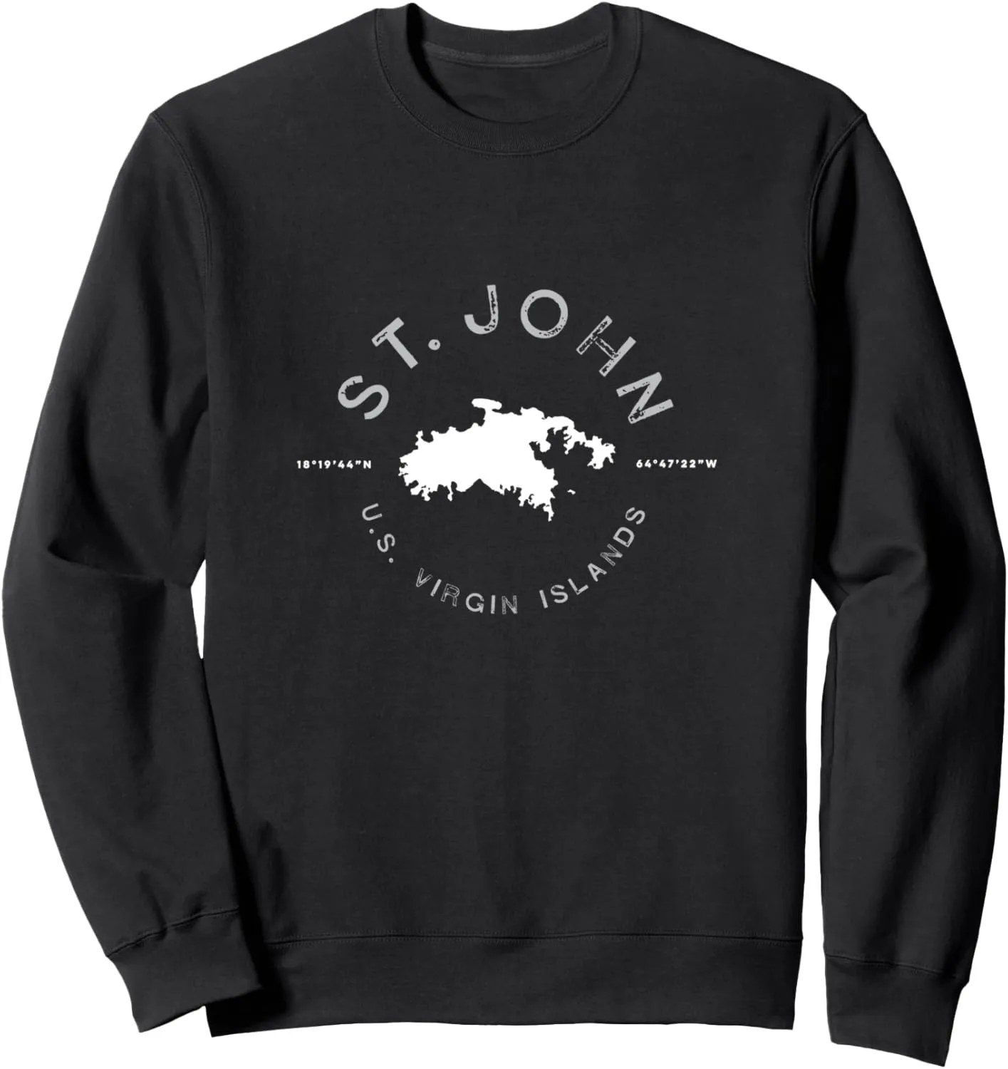 St. John USVI Vintage Retro Graphic sweatshirt Sweatshirt