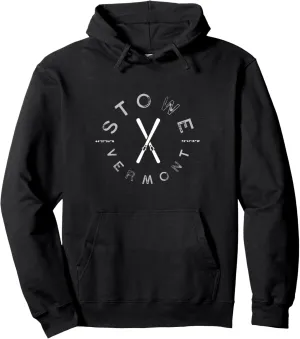 Stowe Vermont Vintage Retro Skiing Hoodie Sweatshirt Pullover Hoodie