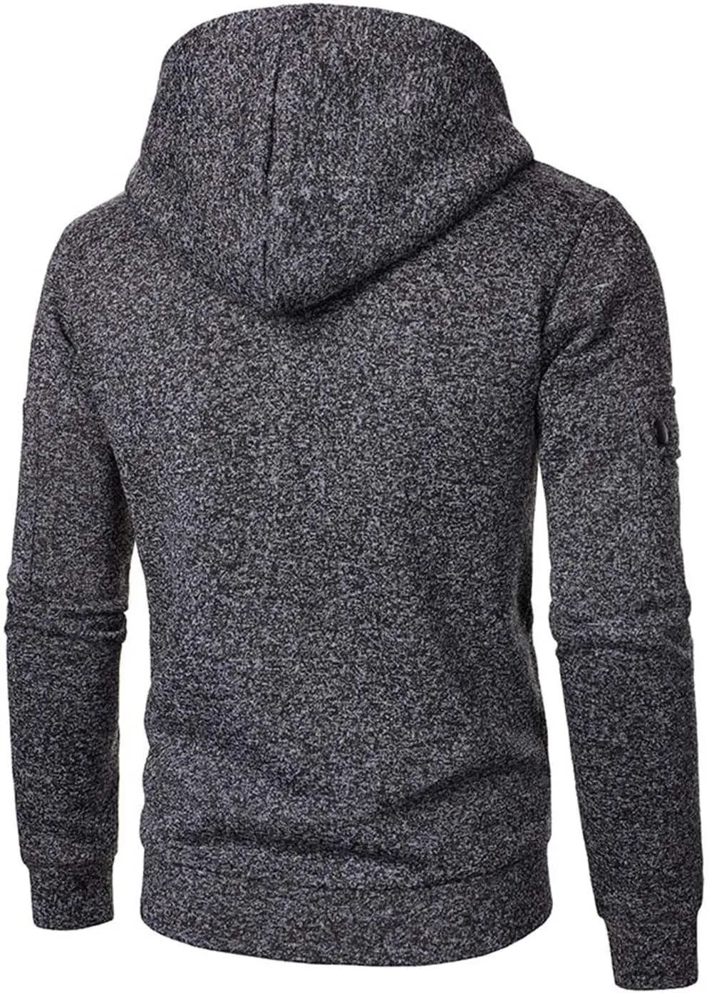 Tactical Hoodies Men Quarter Zip Pullover Vintage Workout Hoodies with Zipper Pockets Trendy Military Sweatshirt