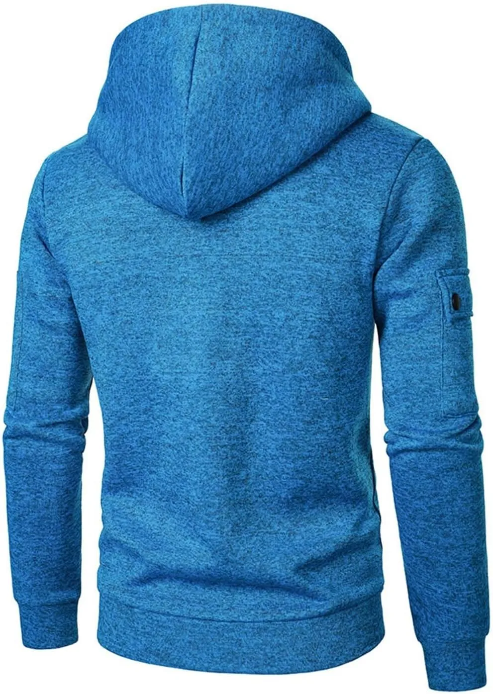 Tactical Hoodies Men Quarter Zip Pullover Vintage Workout Hoodies with Zipper Pockets Trendy Military Sweatshirt