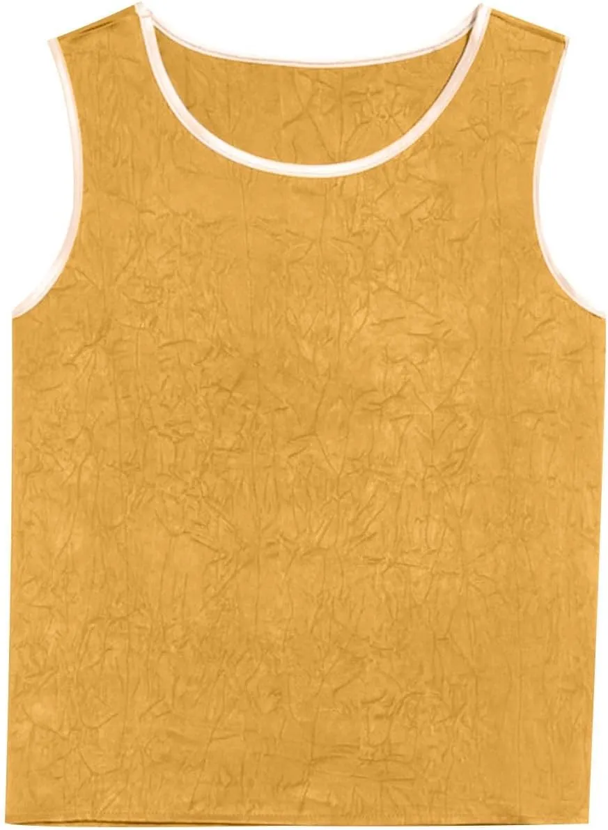 Tank Tops for Women 2025 Plus Size Solid Color Print Textured Crewneck Shirts Sleeveless Casual Trendy Beach Tank