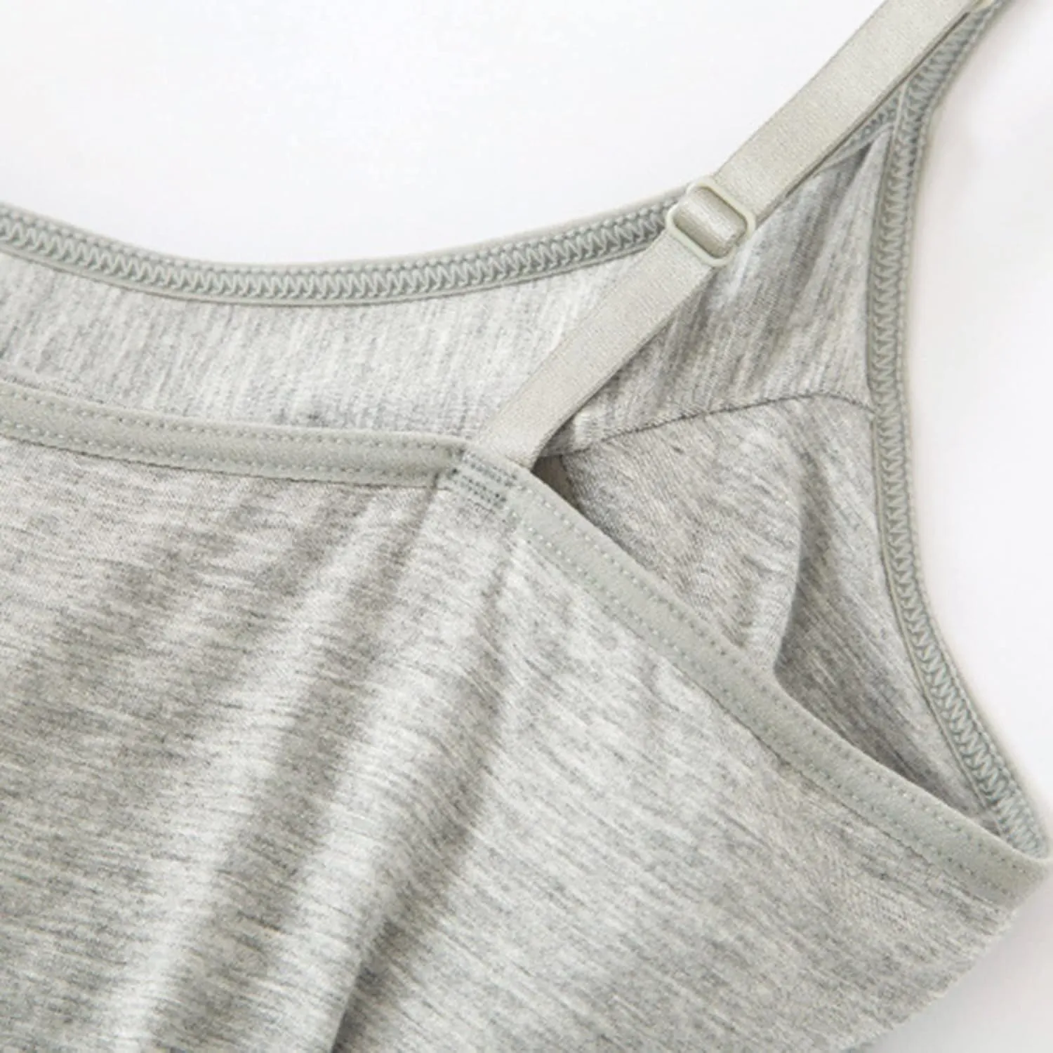 Tank Tops for Women Built in Bra Adjustable Spaghetti Strap Summer Sexy Back Cross Outfits Workout Layering Camisole