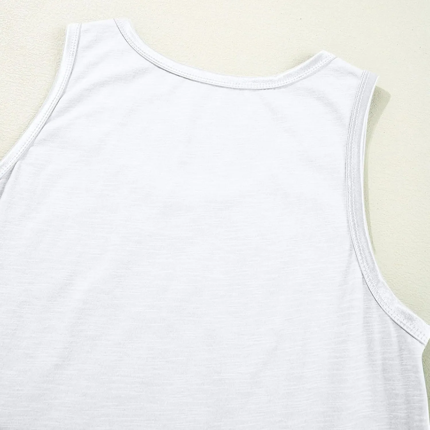 TARIENDY Summer Tank Top for Women Loose Fit Dressy Casual V Neck Shirts Trendy 2025 Flowy Sleeveless Basic Blouse Tops