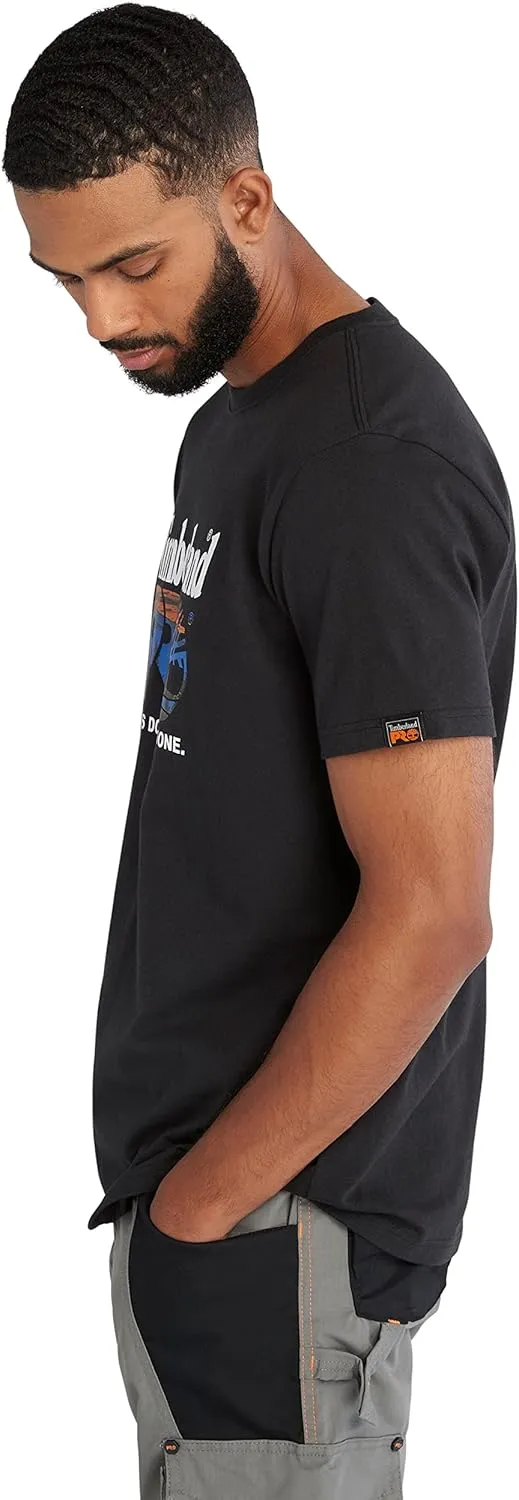 Timberland PRO Men's A6EYK Core Chest Logo Short Sleeve T-Shirt