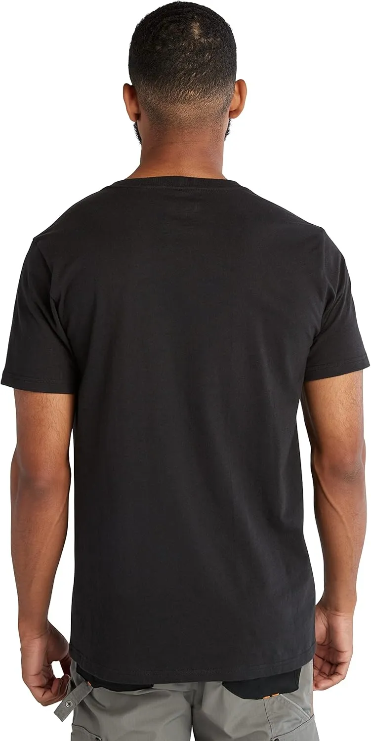 Timberland PRO Men's A6EYK Core Chest Logo Short Sleeve T-Shirt