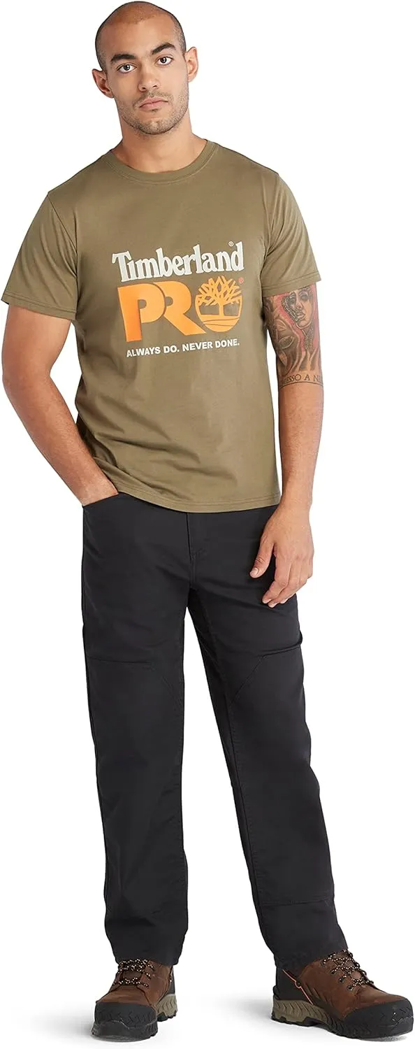 Timberland PRO Men's A6EYK Core Chest Logo Short Sleeve T-Shirt