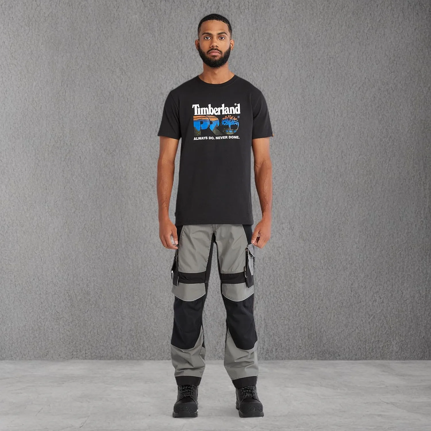 Timberland PRO Men's A6EYK Core Chest Logo Short Sleeve T-Shirt