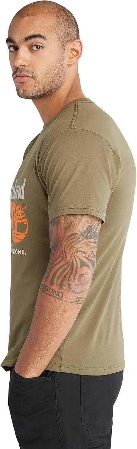 Timberland PRO Men's A6EYK Core Chest Logo Short Sleeve T-Shirt