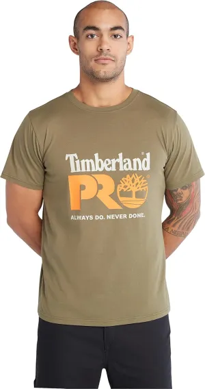 Timberland PRO Men's A6EYK Core Chest Logo Short Sleeve T-Shirt