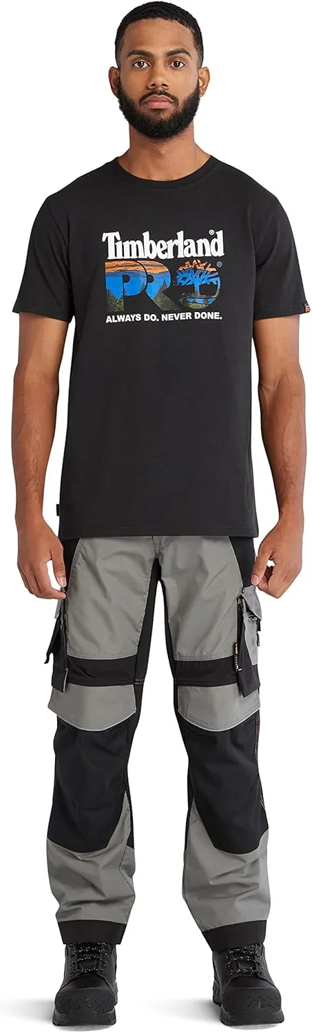 Timberland PRO Men's A6EYK Core Chest Logo Short Sleeve T-Shirt