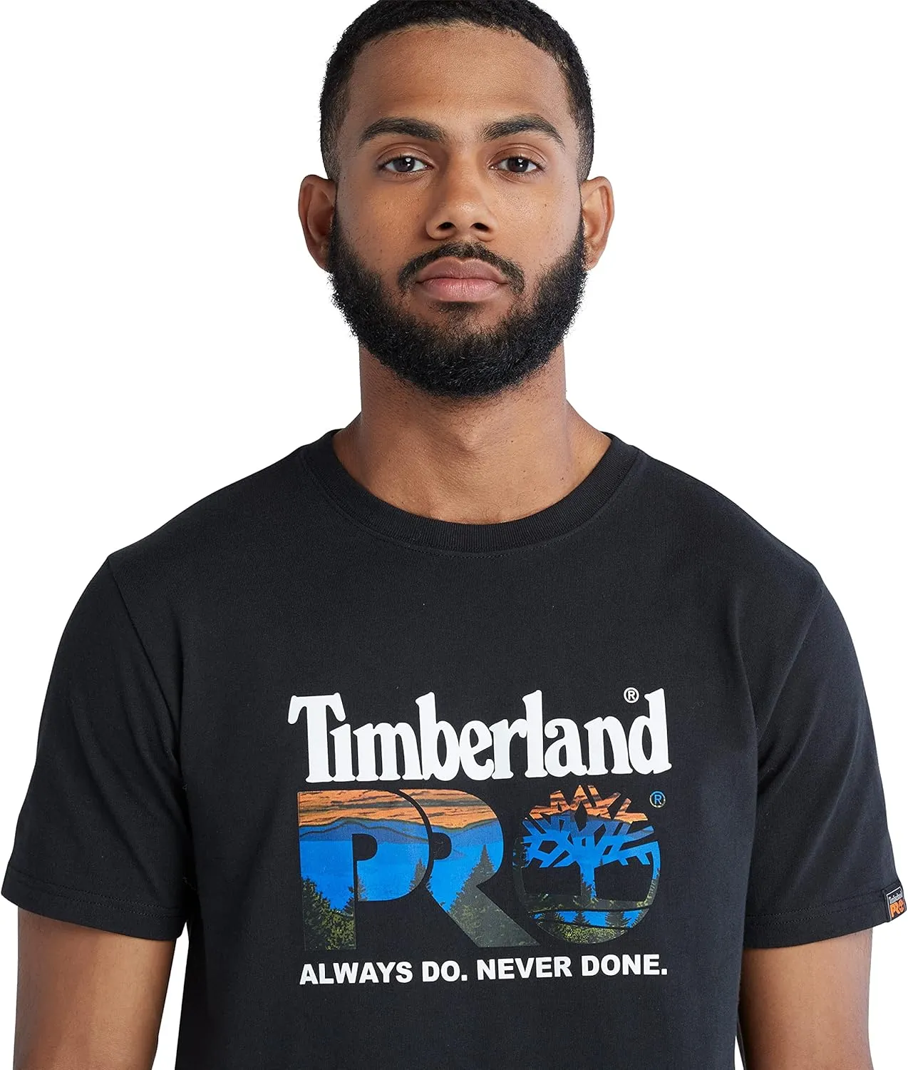 Timberland PRO Men's A6EYK Core Chest Logo Short Sleeve T-Shirt