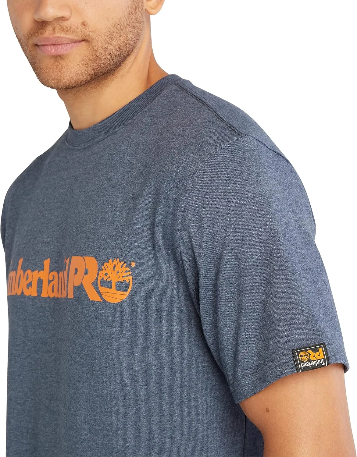 Timberland PRO Men's Core Linear Logo Short-Sleeve T-Shirt