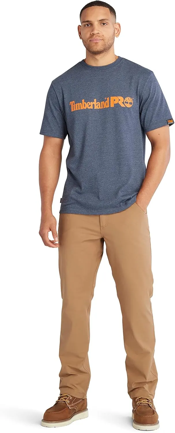 Timberland PRO Men's Core Linear Logo Short-Sleeve T-Shirt
