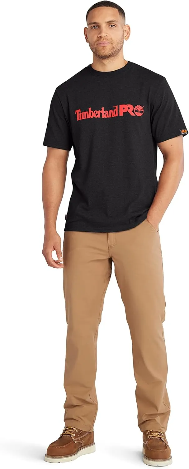 Timberland PRO Men's Core Linear Logo Short-Sleeve T-Shirt