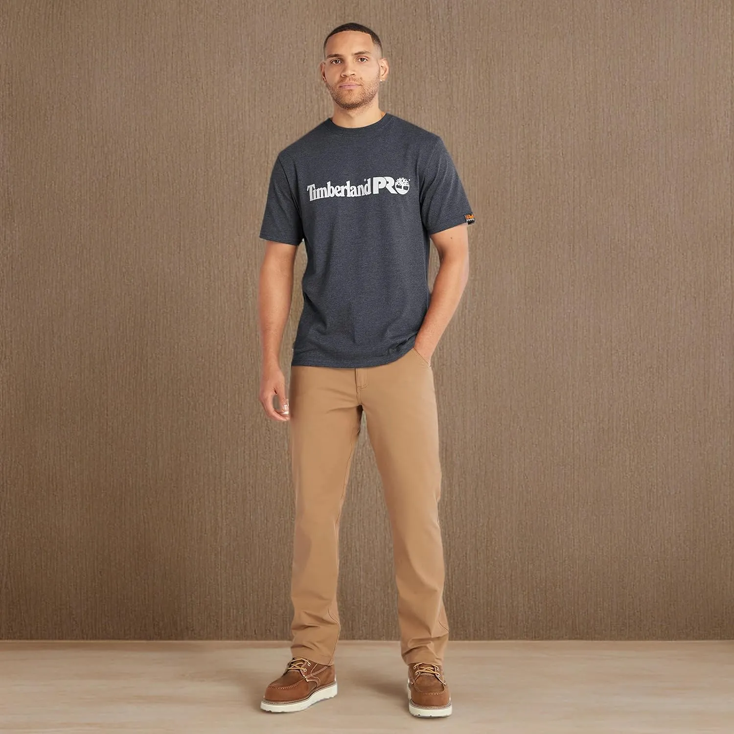 Timberland PRO Men's Core Linear Logo Short-Sleeve T-Shirt