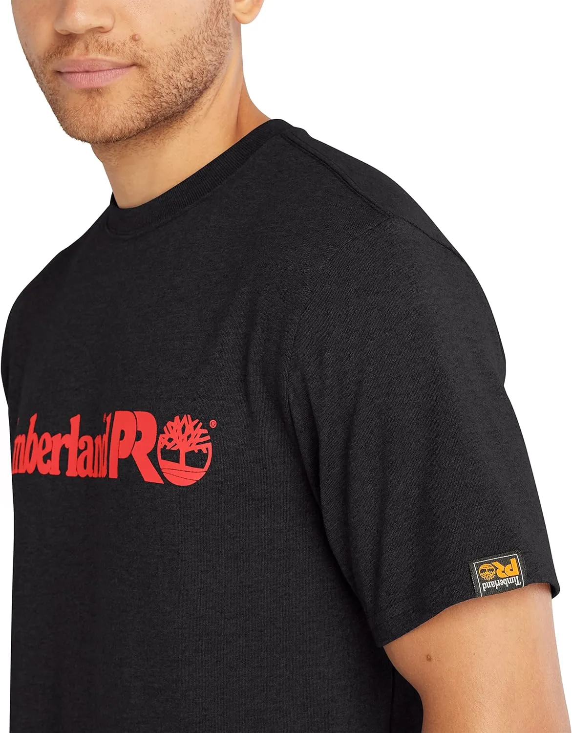 Timberland PRO Men's Core Linear Logo Short-Sleeve T-Shirt