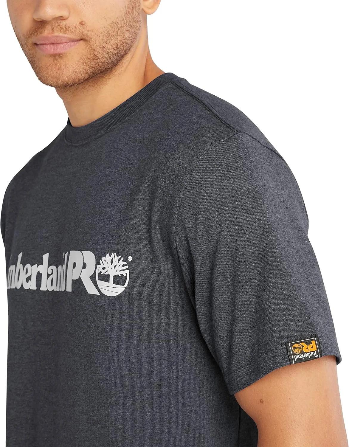 Timberland PRO Men's Core Linear Logo Short-Sleeve T-Shirt