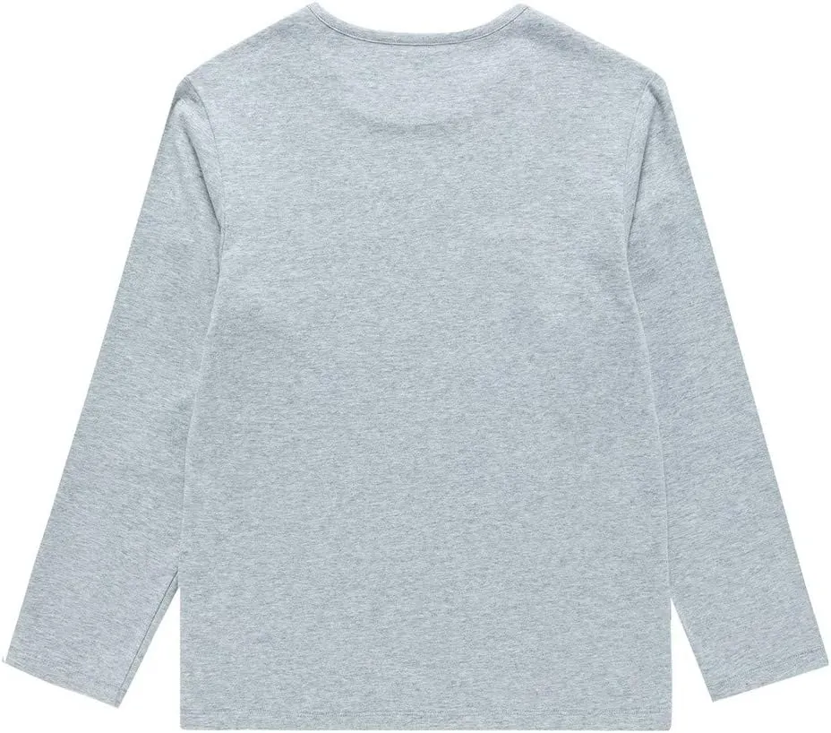 UNACOO Kids Long Sleeve Shirts Girls Shirts Boy's Cotton Long Sleeve Shirts Layer Shirts Regular Fit (Age 3-12 Years)