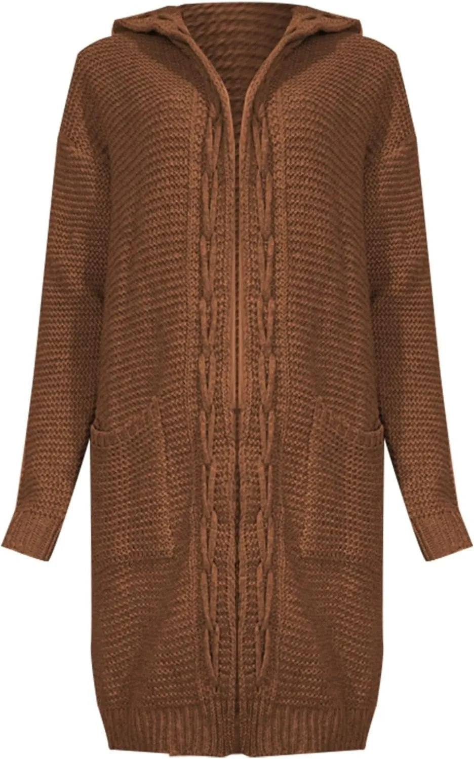 Women's Cozy Textured Solid Color Long Sleeve Cardigan Sweater Womens Sheer Kimono Cardigan
