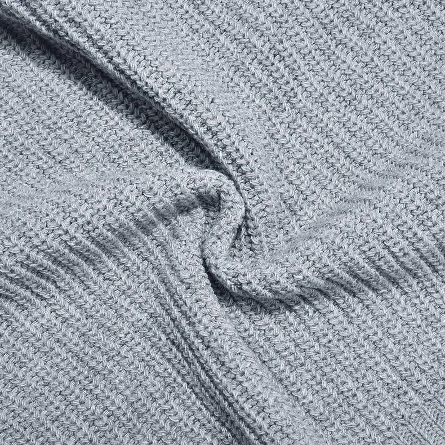 Women's Solid Color French Style Sleeve Knitted Shawl Coat Women's Short Sweater Mens Oversized Sweaters