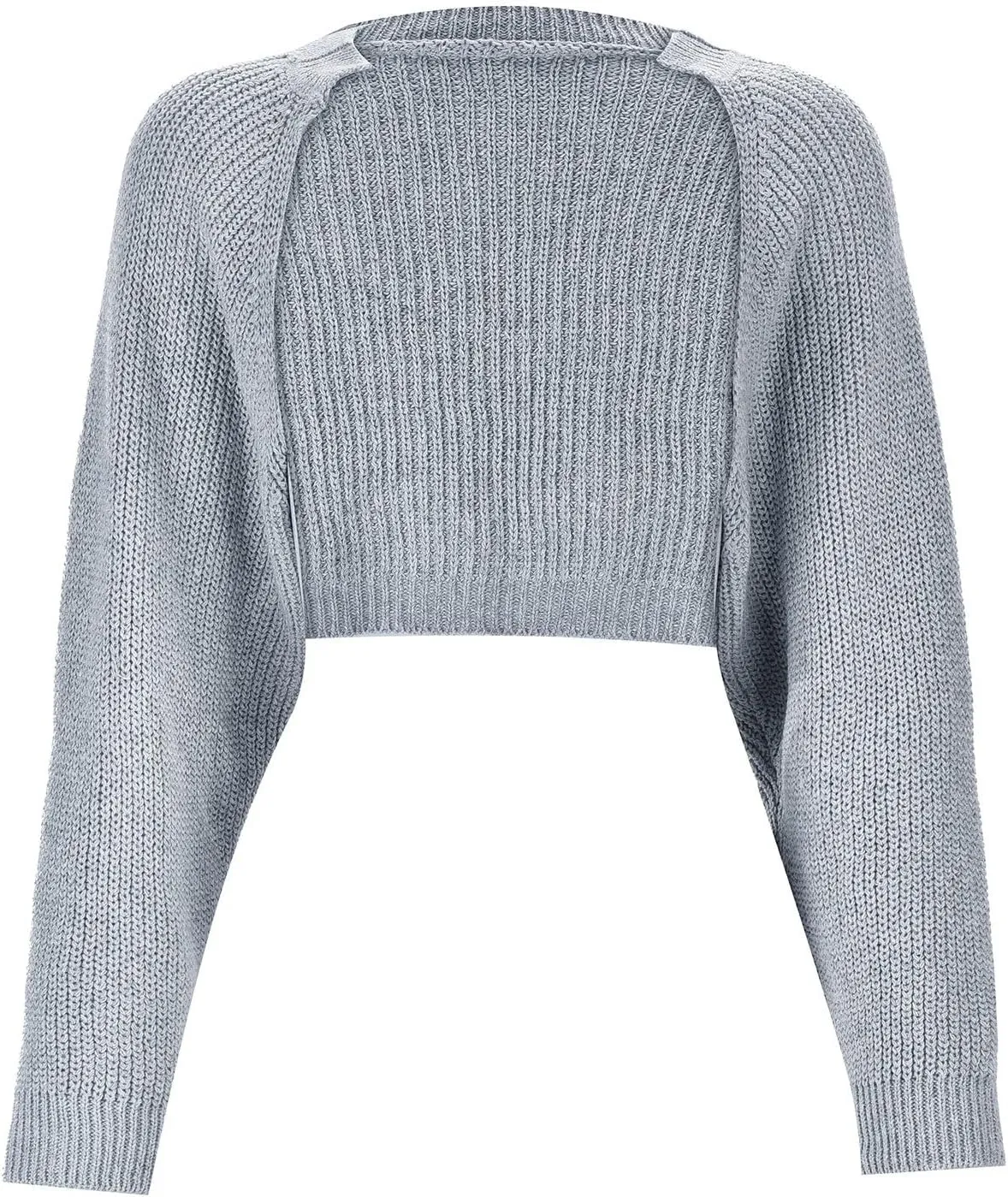 Women's Solid Color French Style Sleeve Knitted Shawl Coat Women's Short Sweater Mens Oversized Sweaters