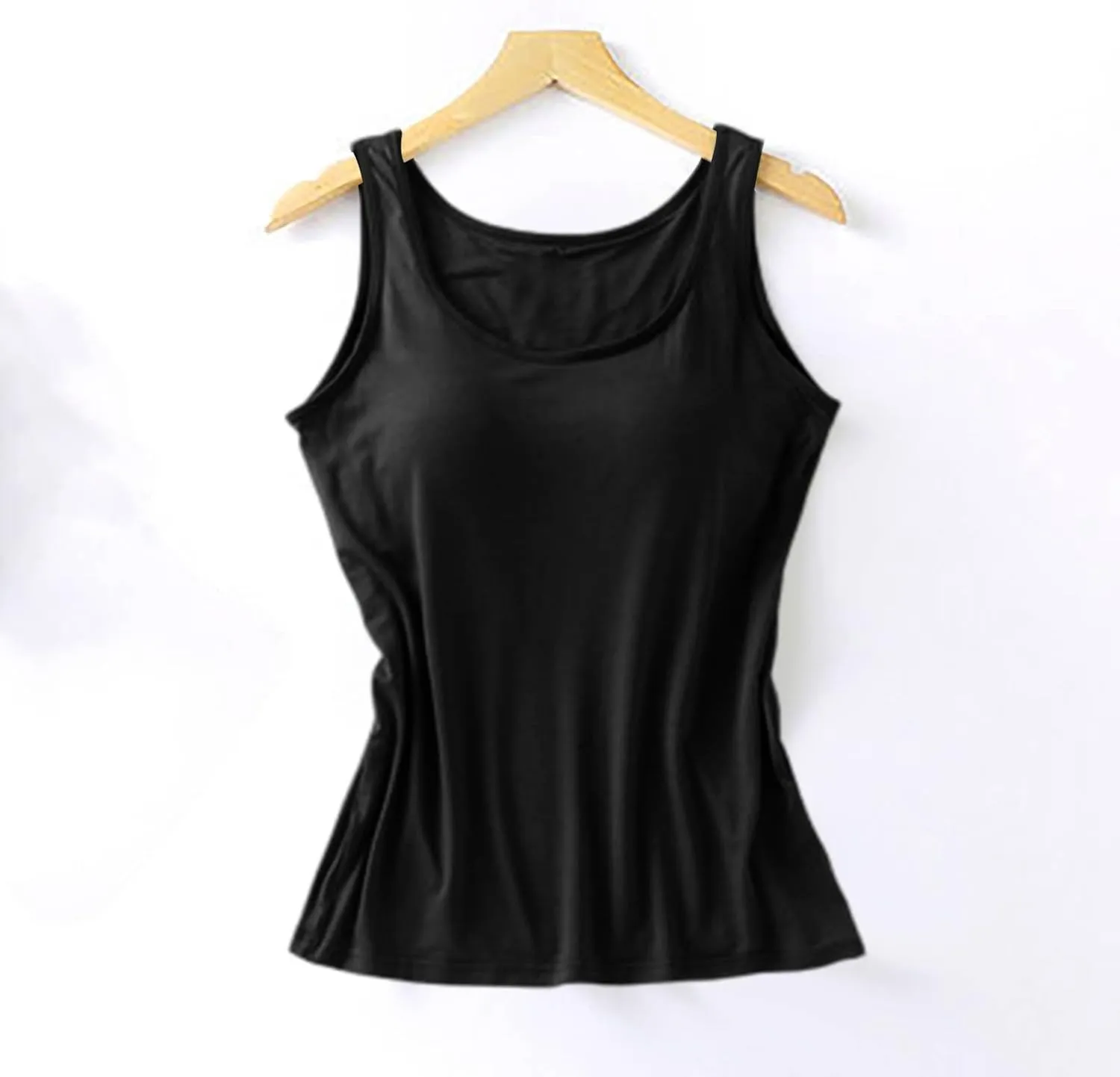 Womens Tank Tops with Built in Bra 2025 Summer Casual Sleeveless Padded Padded Sports Workout Yoga Gym Undershirt