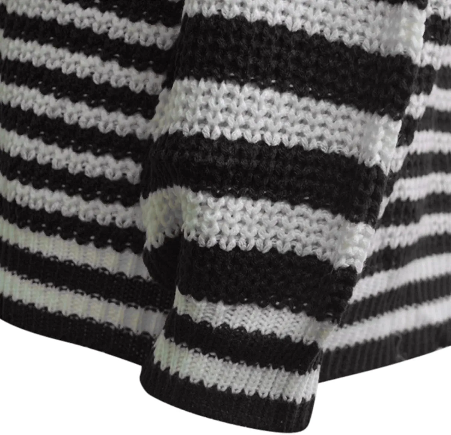 Womens V-Neck Sweaters Long Sleeve Button Down Cardigan Casual Knit Color Block Stripes Women's Sweater Coats
