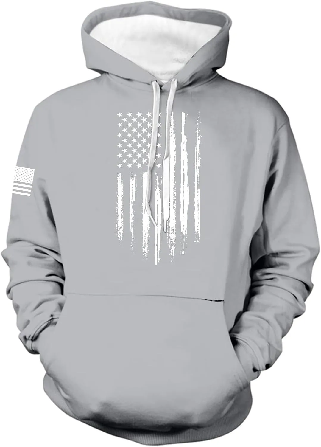 Ymosrh Men's Graphic Hoodies Pullover Hooded Sweatshirt With Kange Pocket Hoodies, M-4XL