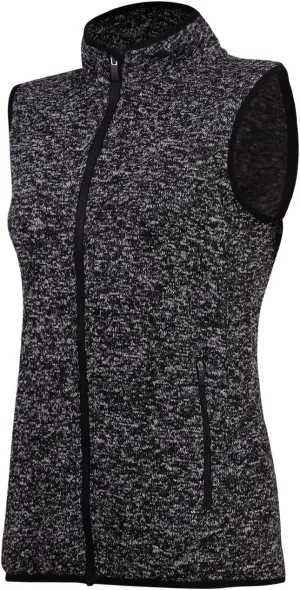 Zip Up Womens Vest with Zipper Pockets Athletic Sweater Fleece Vest Sleeveless Sweater Jacket